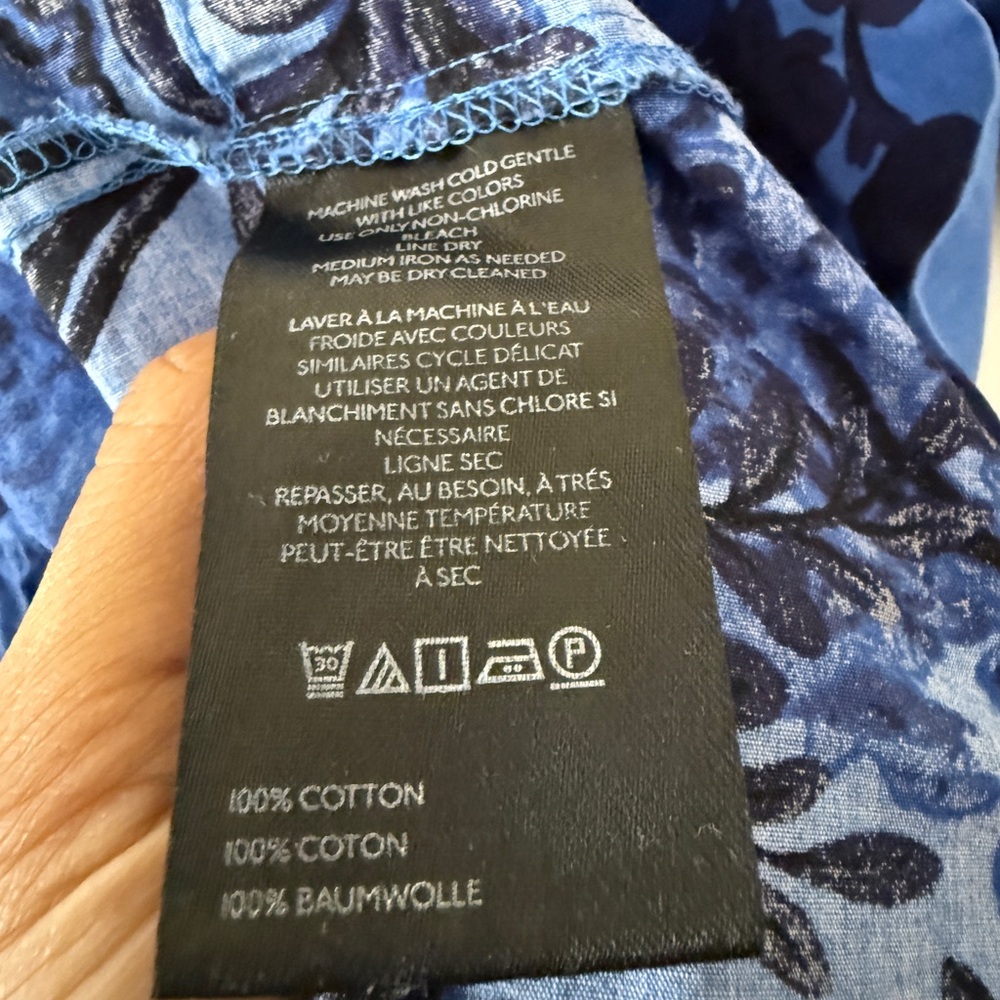 Anthropologie Somerset Blue and Black Maxi Dress - Picture 6 of 9
